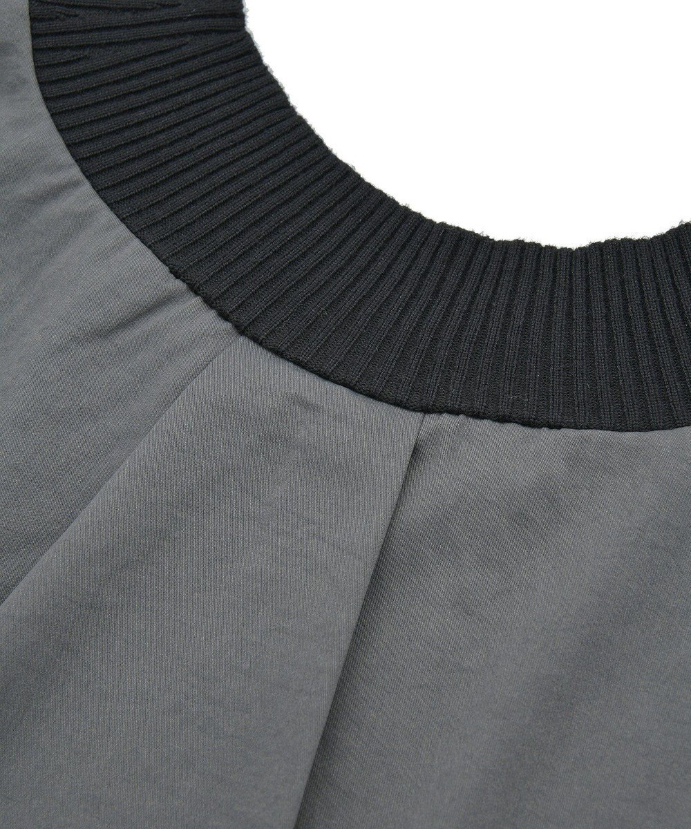 Green Parks 異素材切替ニットチュニック 