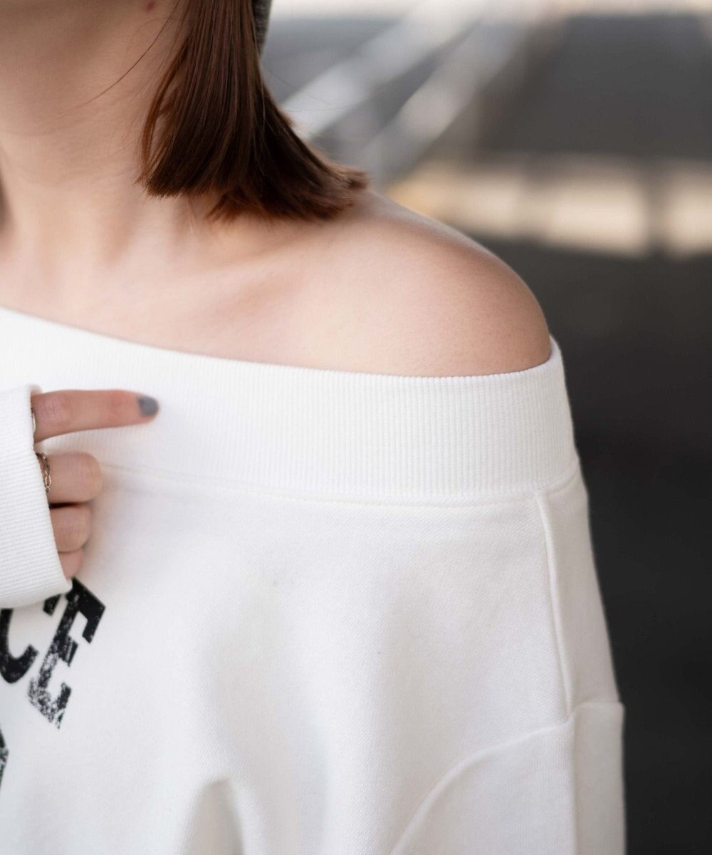 WEGO オフショルショートスウェット 