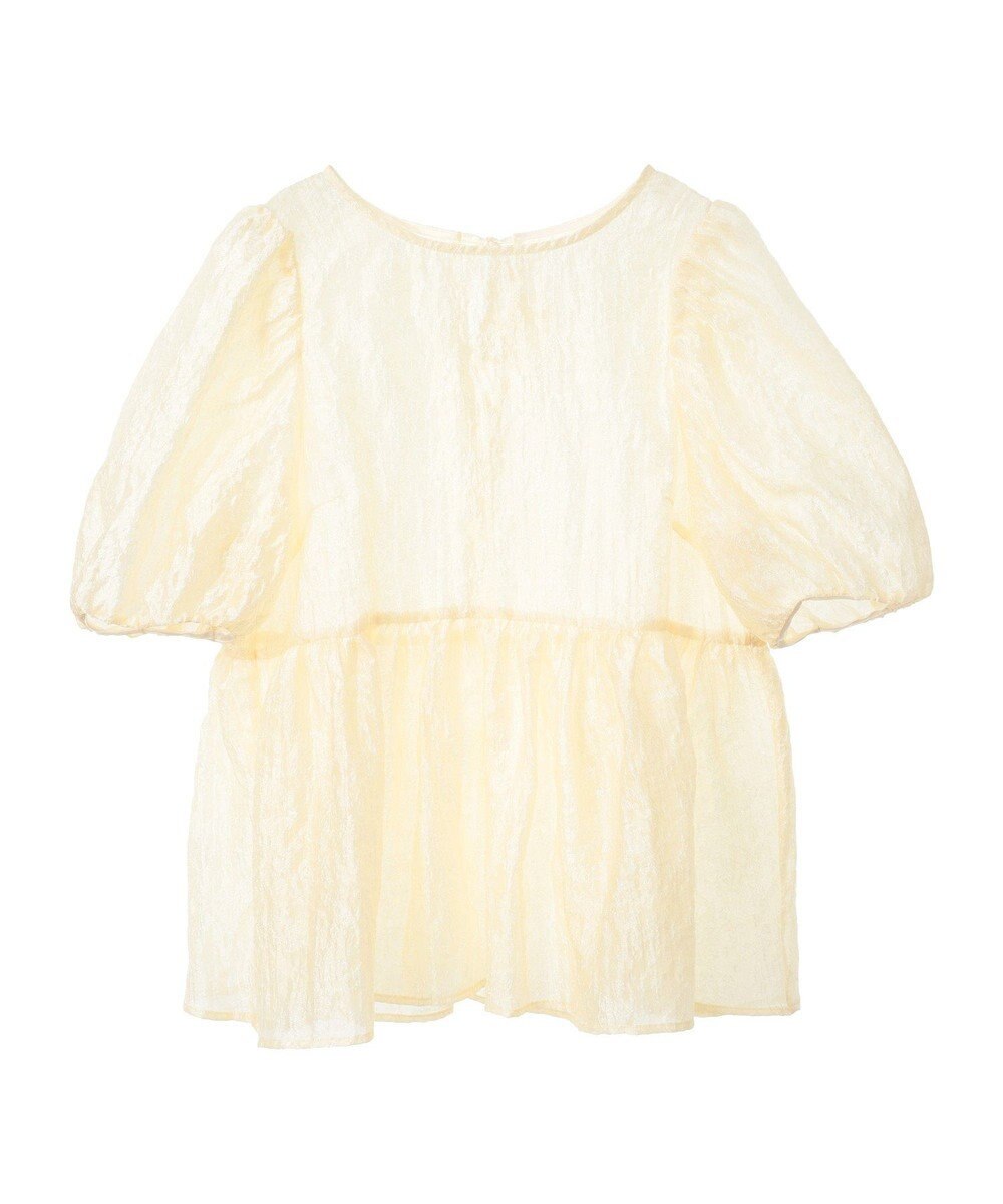 earth music&ecology シアージャガードペプラムチュニック 