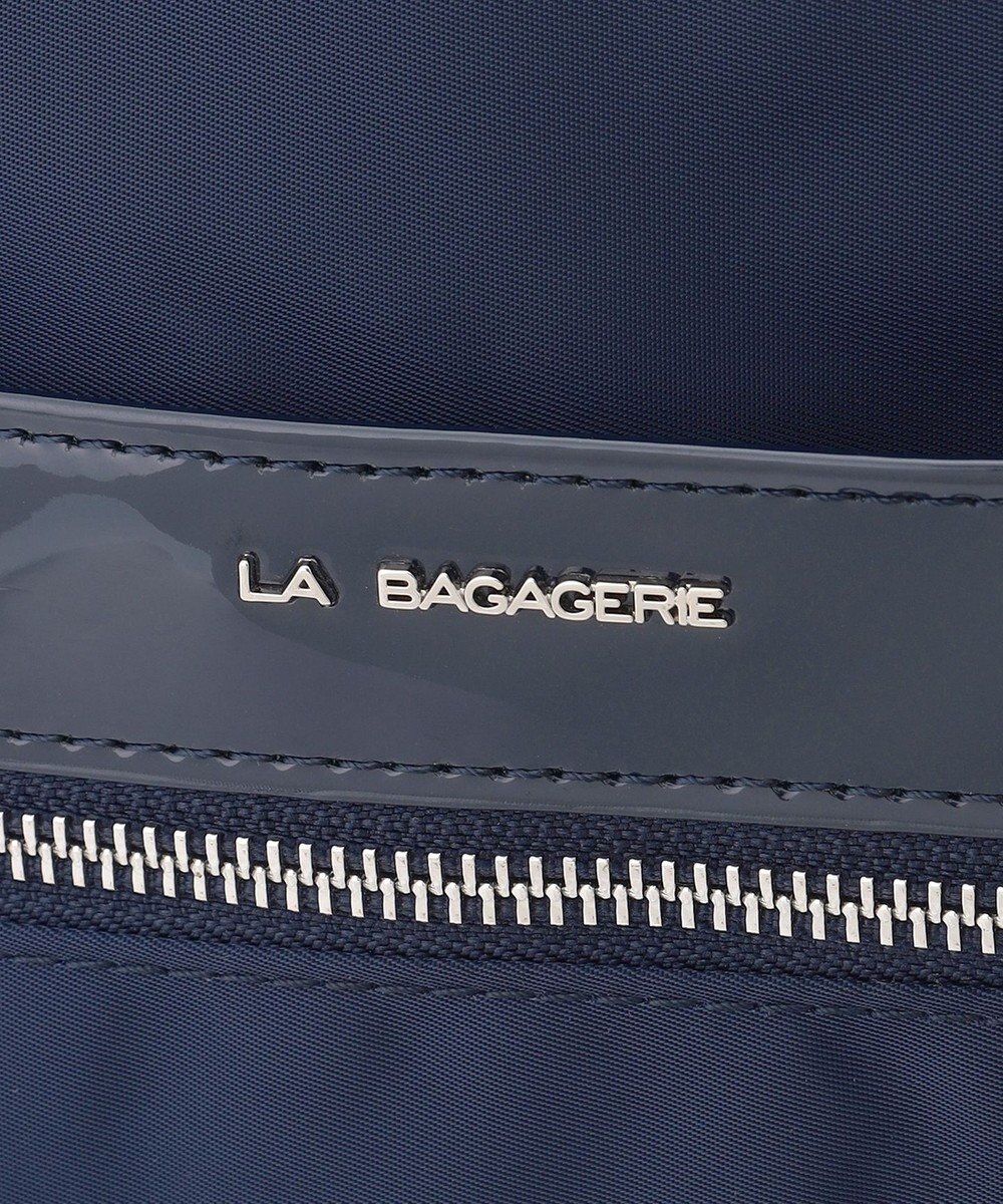 LA BAGAGERIE エナメルアクセントリュックサック 