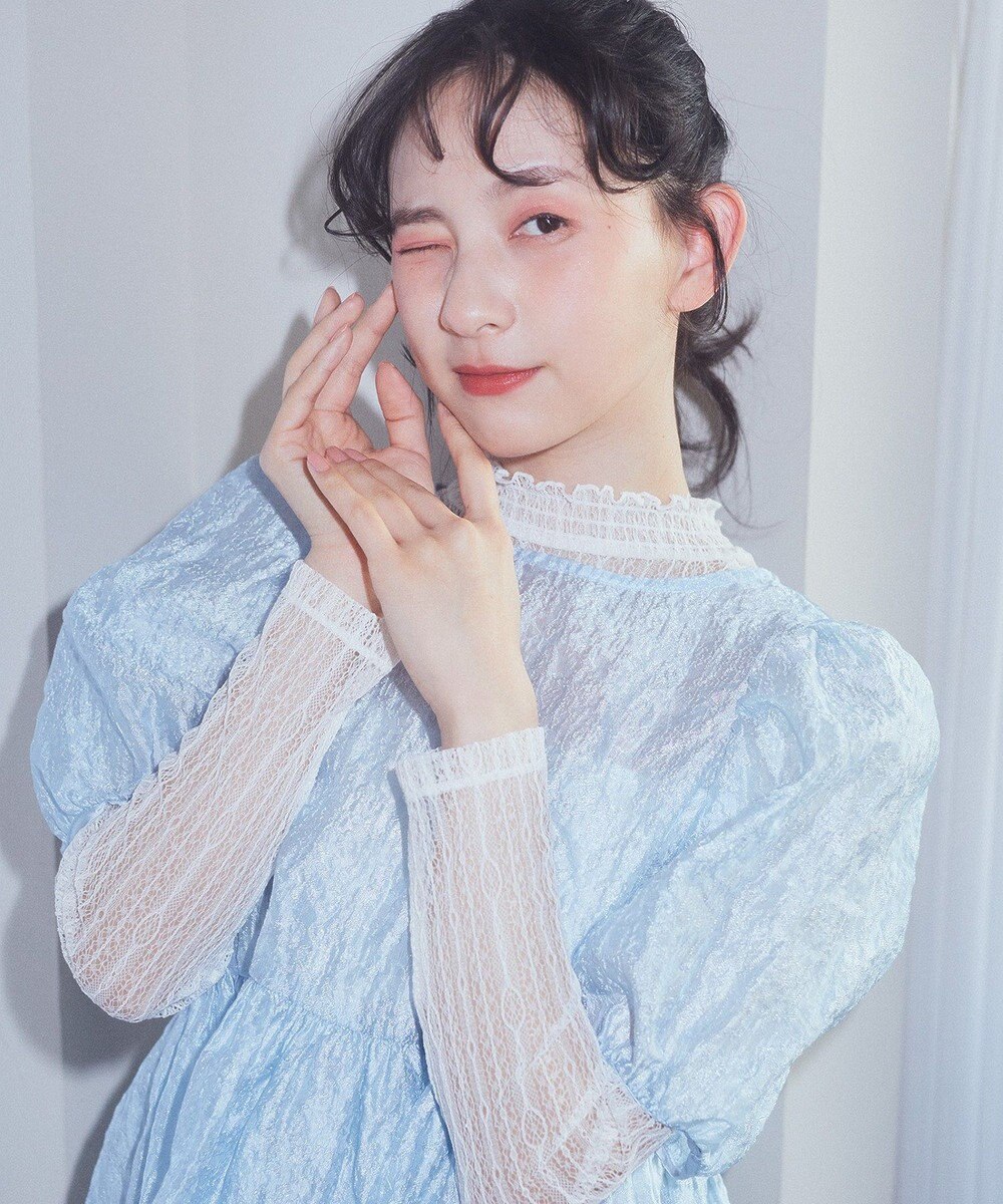 earth music&ecology シアージャガードペプラムチュニック 