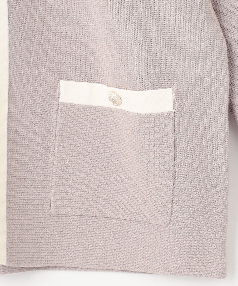 J.PRESS LADIES S 【WEB限定カラーあり・洗える】TRIM RAYON STRETCH カーディガン 