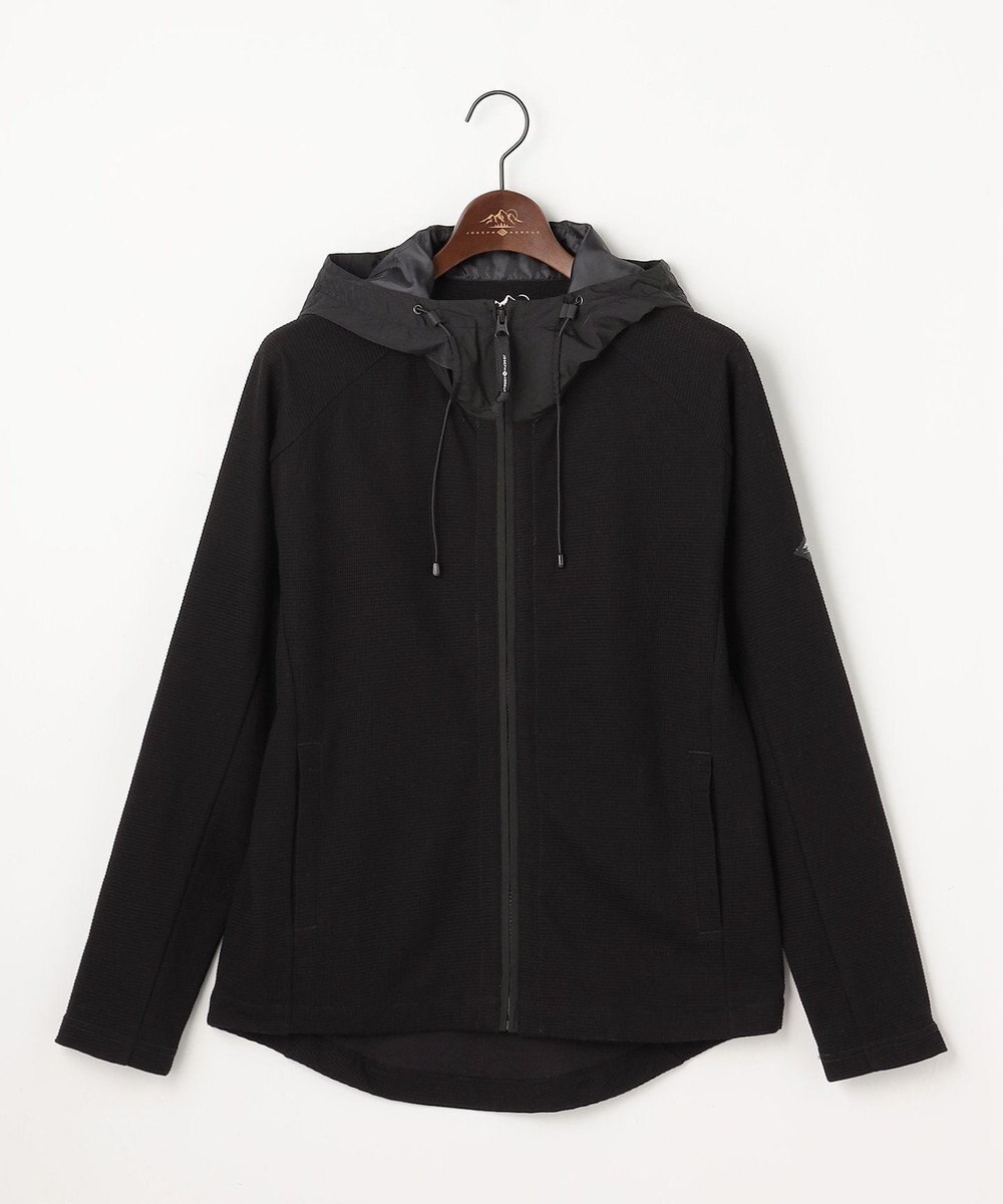 JOSEPH ABBOUD MOUNTAIN 【異素材コンビネーション】グリットワッフルアクティブパーカー 