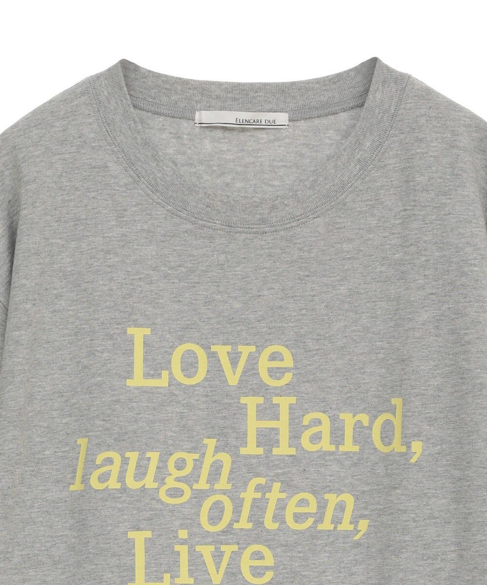 Green Parks ・ＥＬＥＮＣＡＲＥ　ＤＵＥ　ロゴｐｔ　６分袖ＴＥＥ 