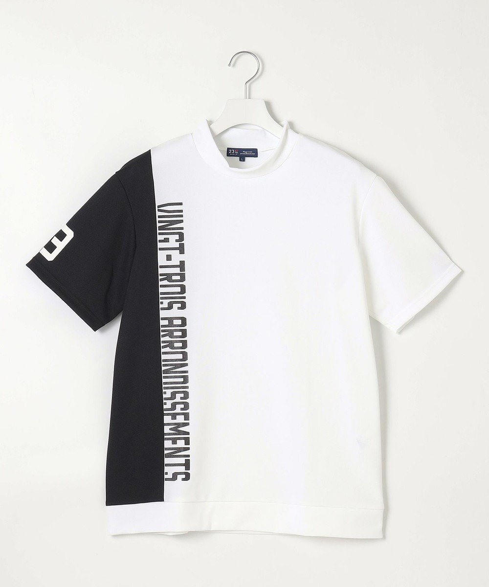 23区GOLF 【MEN】【UVケア・吸水速乾】カノコ モックネックプルオーバー 