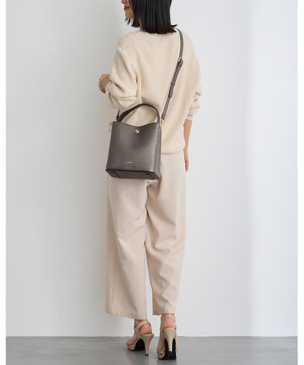 MioFIRANO ツイストロックボックスハンドバッグ 3WAY　FIRANO フィラノ 