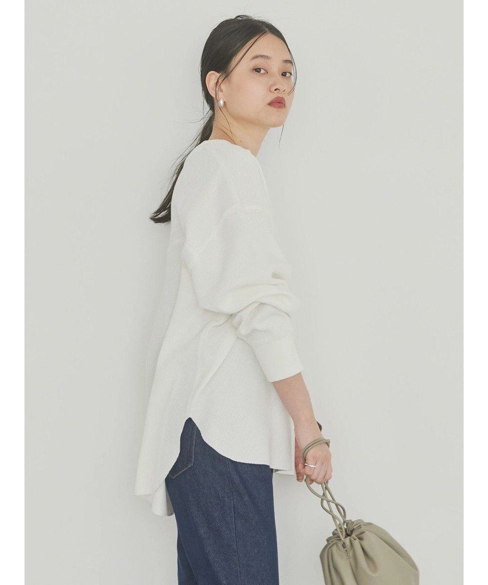 AMERICAN HOLIC スキッパーワッフルプルオーバー 