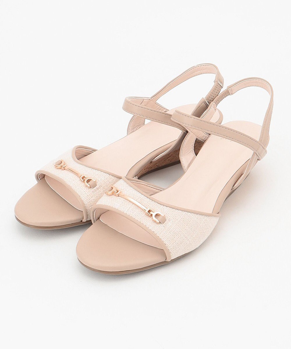 ANY SIS 【美人百花7月号掲載】クラシカルレディプチウエッジ サンダル 