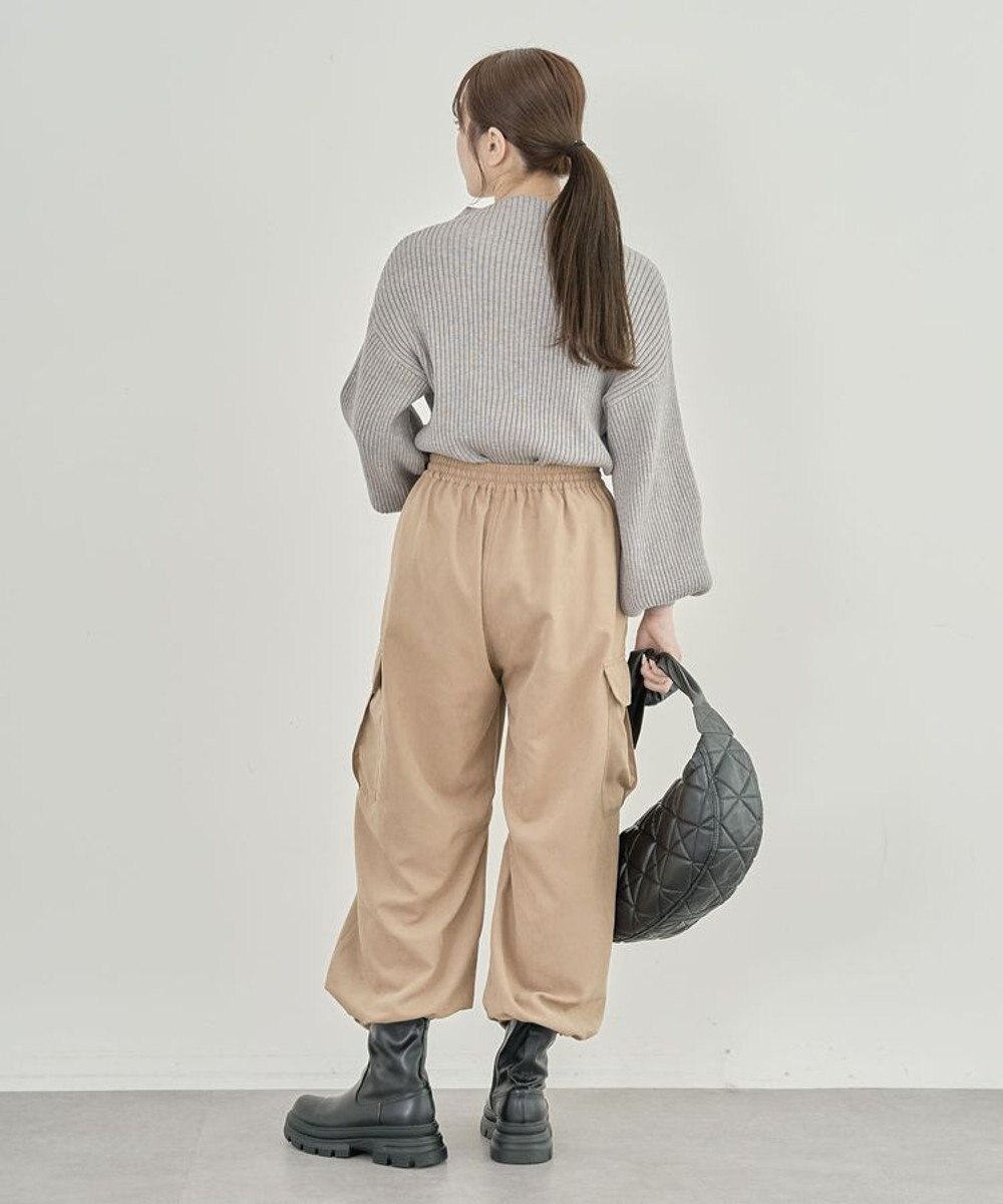 Green Parks ・ｓｗｉｎｇ　ｂｙ　ボトルネックカラーニット 