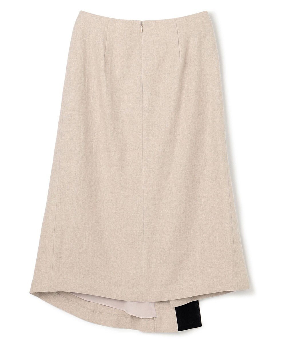 BEIGE， CHESTNUT / デザインスカート 