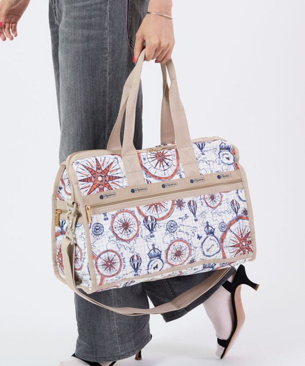 LeSportsac DELUXE MED WEEKENDER/トラベルコンパス 