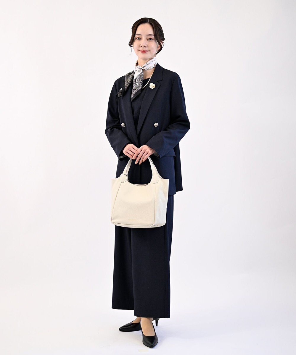 Hekhèr Le Style de Vie 【日本製/セレモニーにも】シュリンクレザー ハンドバッグ medium 