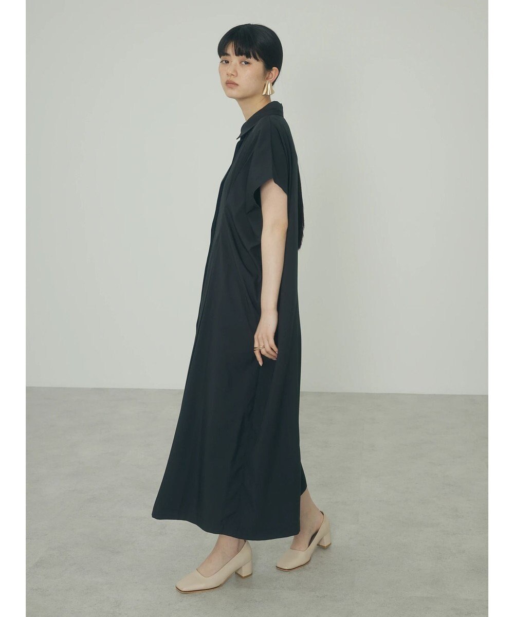 Green Parks ａ．タックプリーツシャツワンピース 