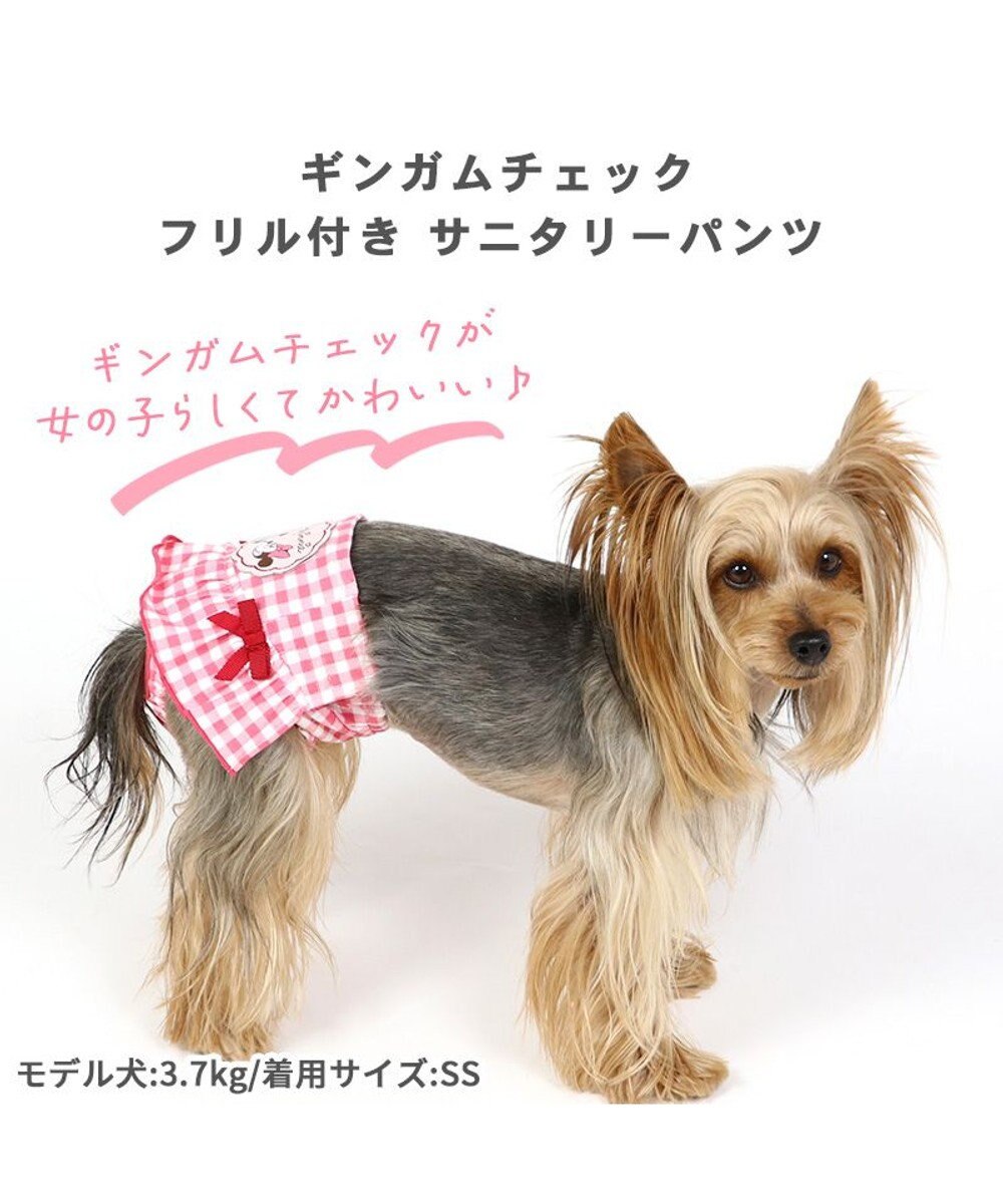PET PARADISE 犬の服 犬 ディズニー ミニーマウス サニタリーパンツ 【小型犬】 フリル 