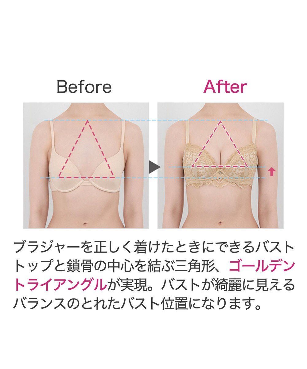 BRADELIS New York 【BRADELIS New York ブラデリス】ジャクリーンステップ3ブラ24A1 育乳補整 補正 ブラジャー 下着 幅狭ワイヤーでバストを整える 