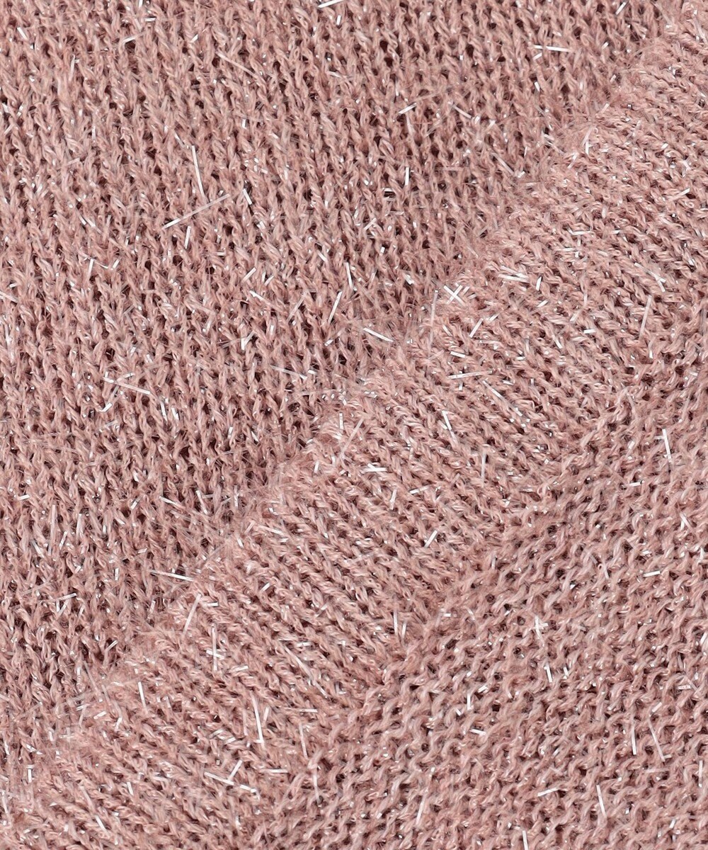 Feroux 【洗える】ラメシャギー カーディガン 