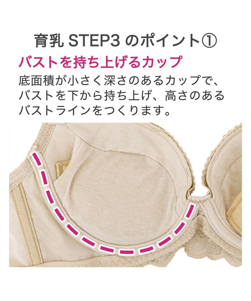 BRADELIS New York 【BRADELIS New York ブラデリス】ジャクリーンステップ3ブラ24A1 育乳補整 補正 ブラジャー 下着 幅狭ワイヤーでバストを整える 