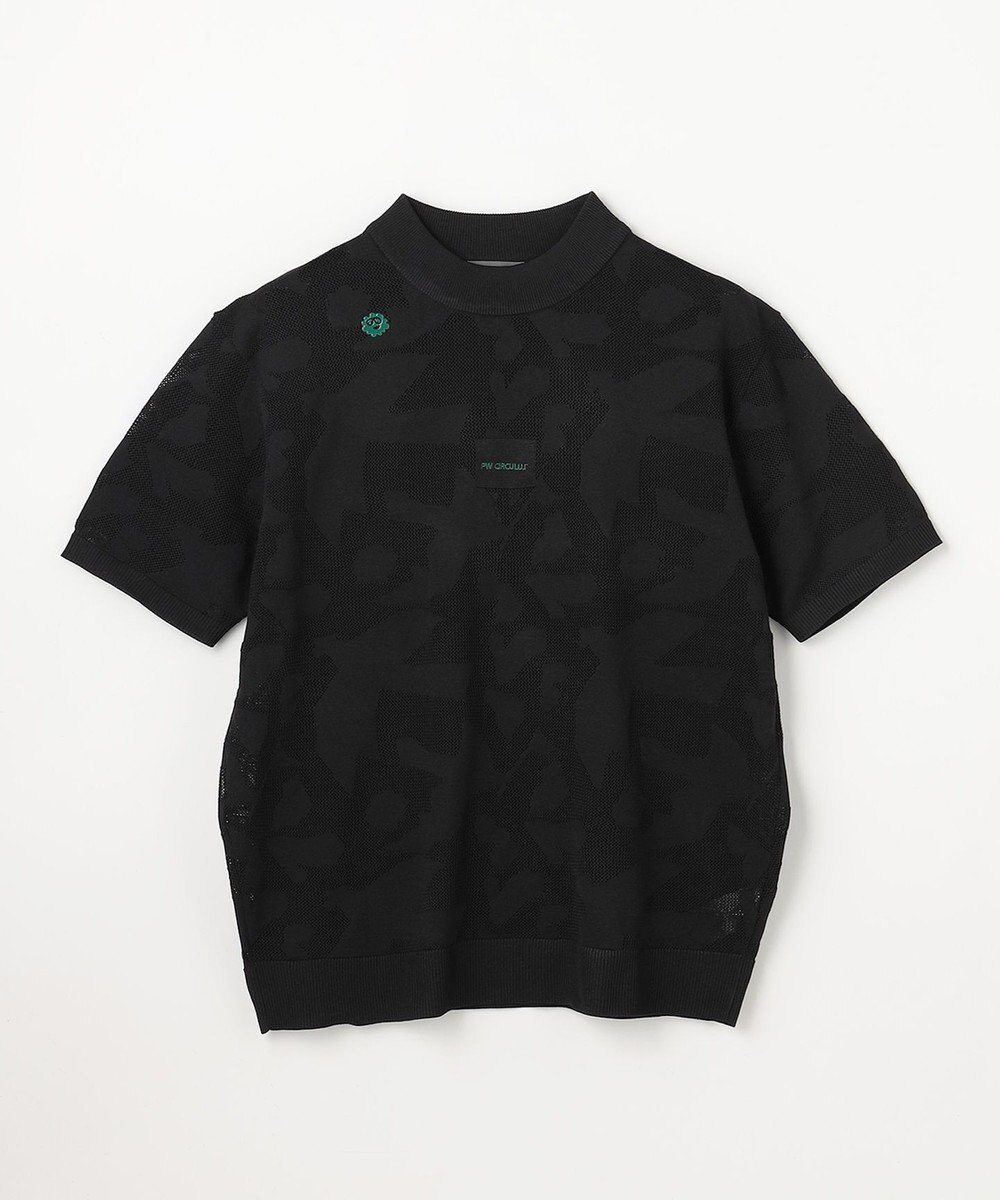 PW CIRCULUS 【MEN】ＤＯＶＥモチーフ ニットモックネック ゴルフ 