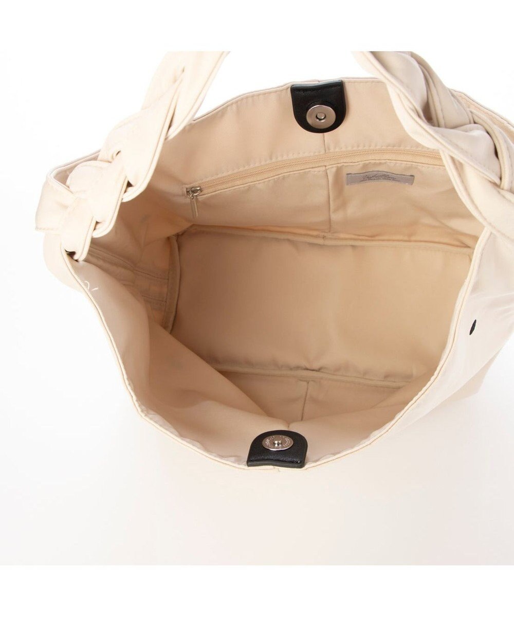 UNBILLION カシュカシュ cachecache / 三つ編みハンドルドット刺繍トート 