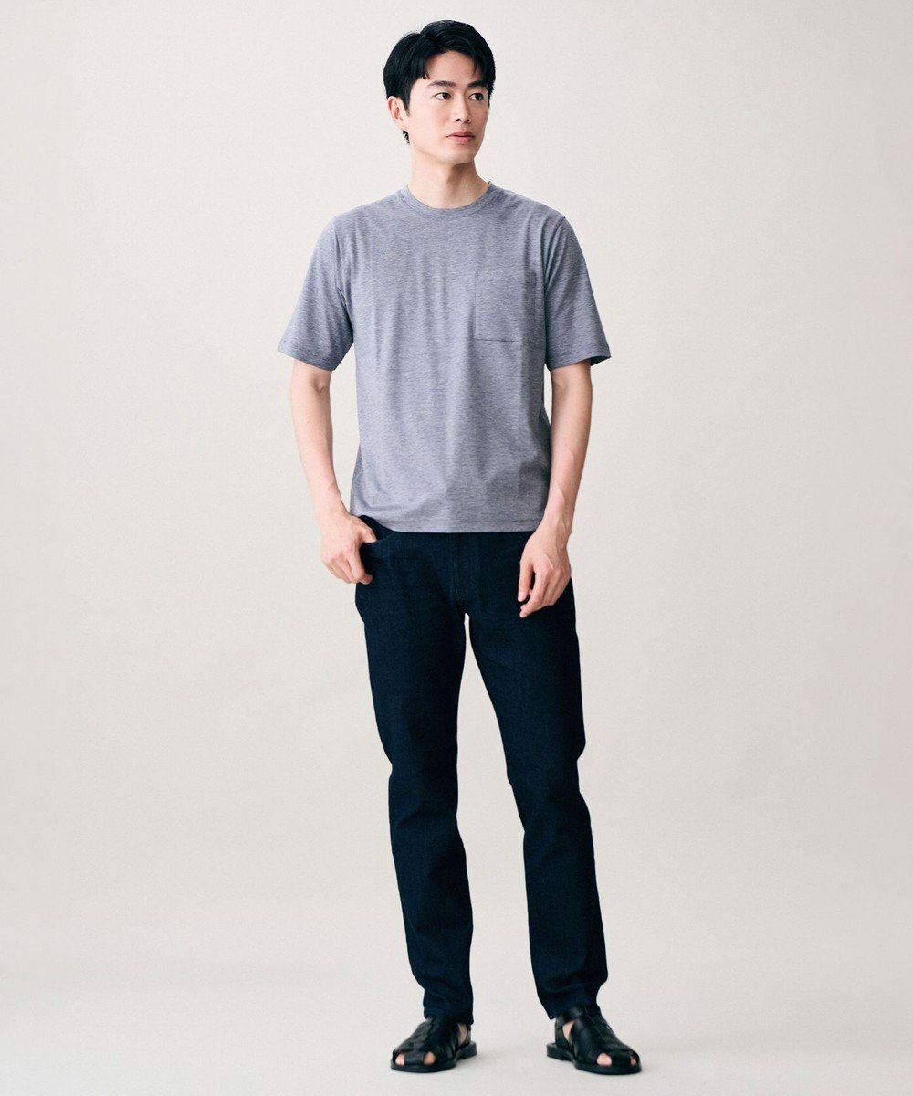 JOSEPH ABBOUD 【キングサイズ・ジャージー素材・ストレッチ】コンパクトコットンジャージー Tシャツ 