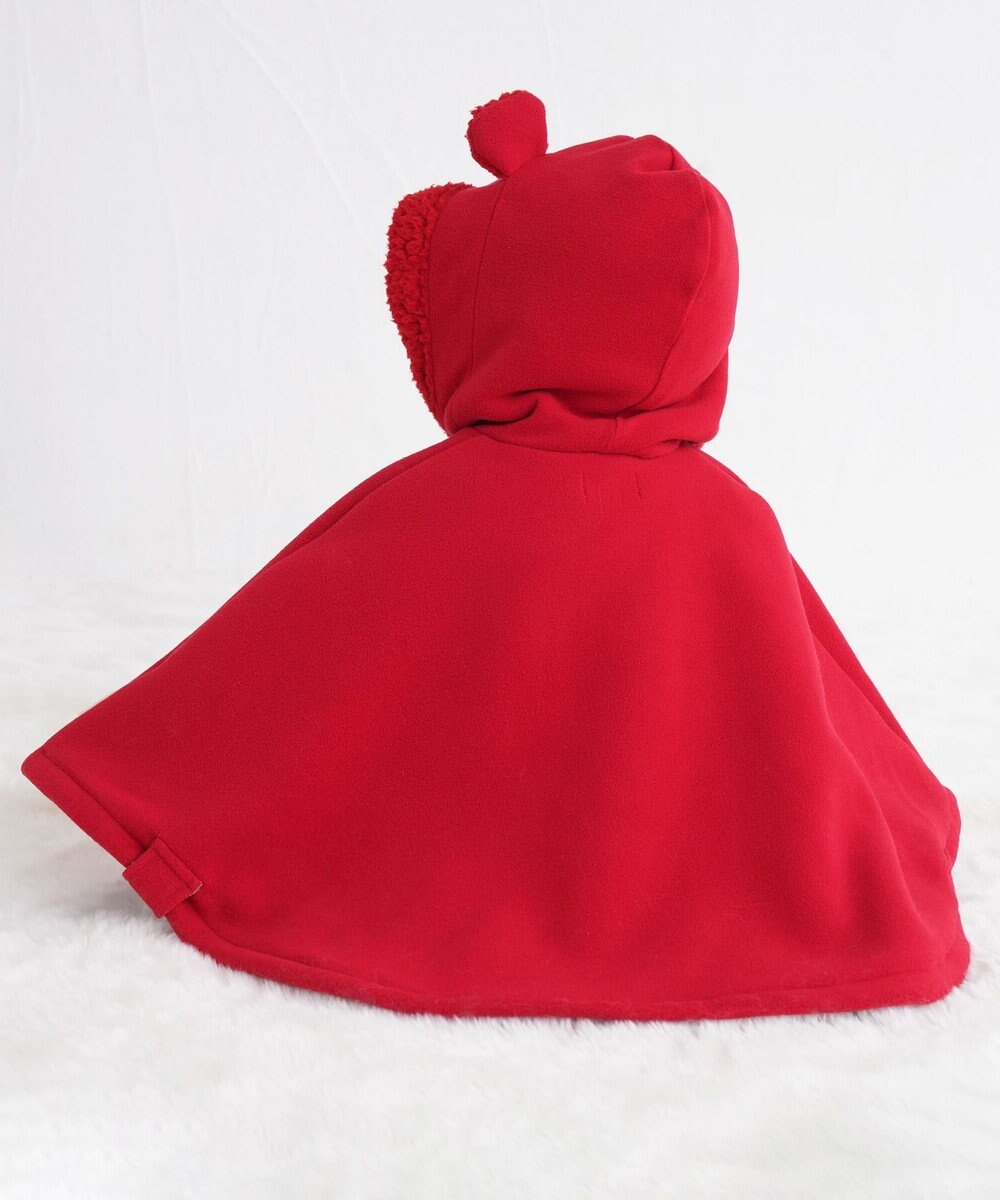 MIKI HOUSE HOT BISCUITS お耳付きボアフリース ダッフルマントギフトセット【BOX付き】 