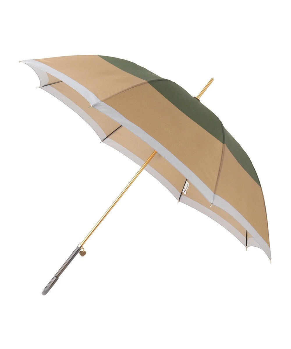 MOONBAT FURLA 長傘 カラーボーダー 耐風 日本製 