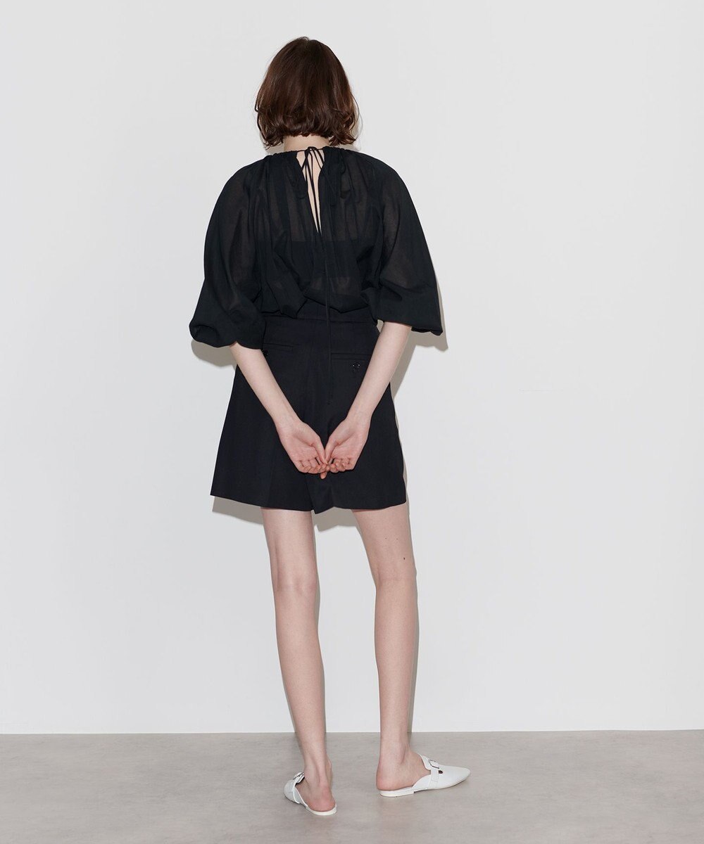 NAVE 【Nave　洗える】ボリュームボイル ブラウス 