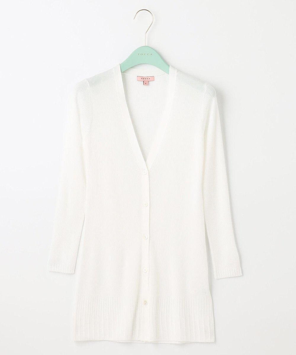 TOCCA 【洗える！】AJISAI LONG ロングカーディガン 