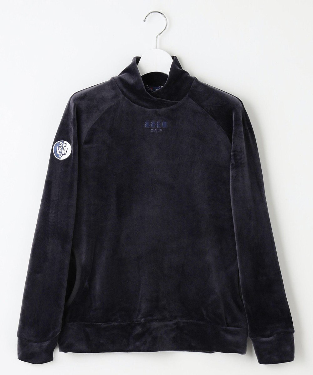 23区GOLF 今シーズンのイチオシ【WOMEN】ベロア ショールモックネック 