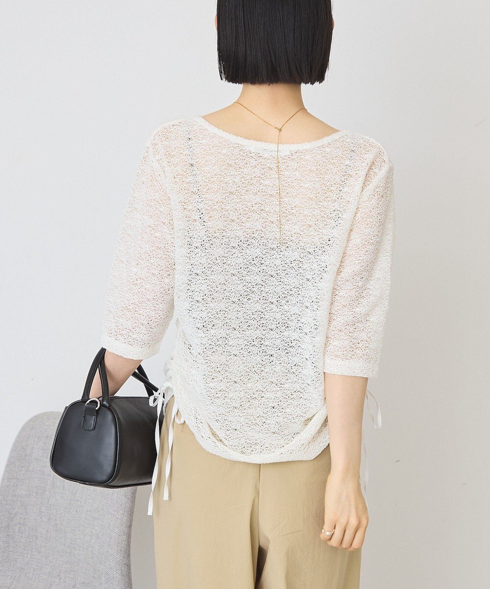 AMERICAN HOLIC レース5分袖カーディガン 