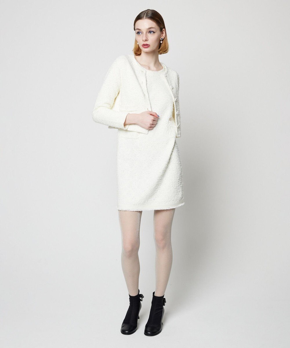 TOCCA 【洗える！】UNSNARL TWEED ドレス 