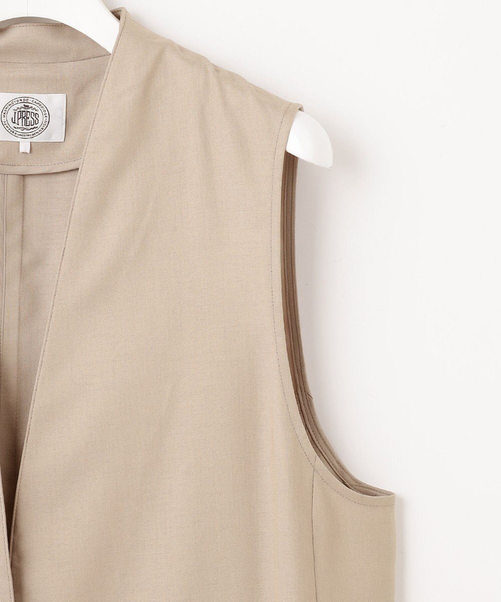 J.PRESS LADIES L 【セットアップ対応・洗える・UVケア・速乾】 OXIJEWELストレッチ ジレ 