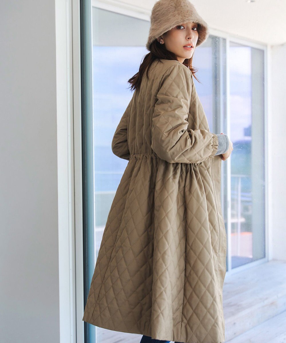 Tiaclasse 中綿キルティングコート 