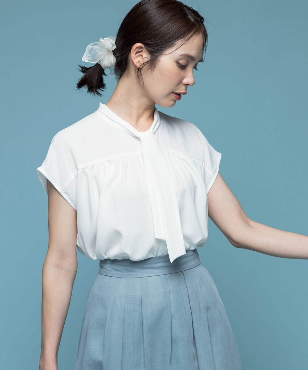 組曲 ライトデシンボウタイ ブラウス 