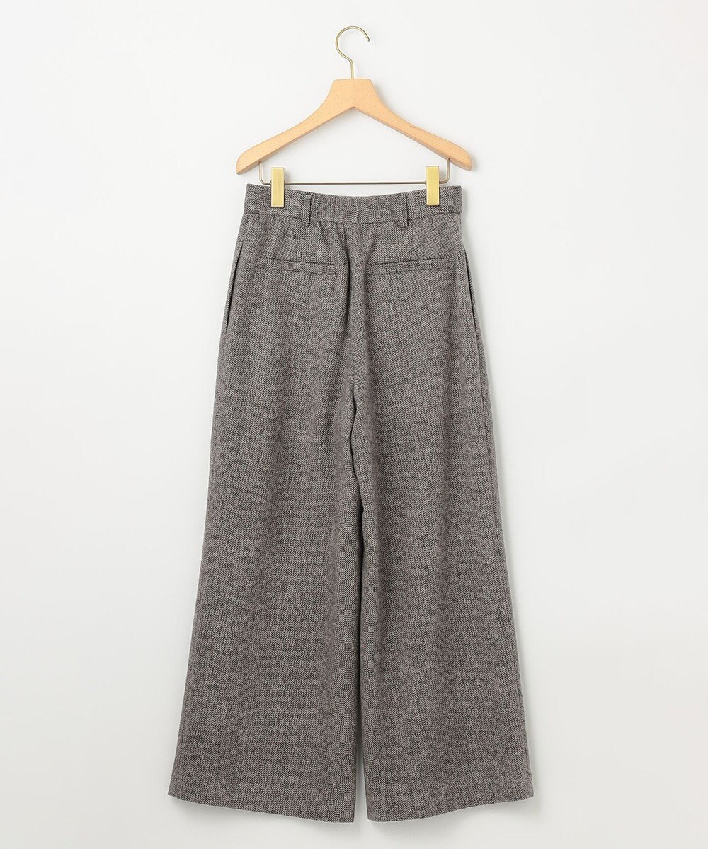 組曲 S ネコアシツィード ワイドパンツ 