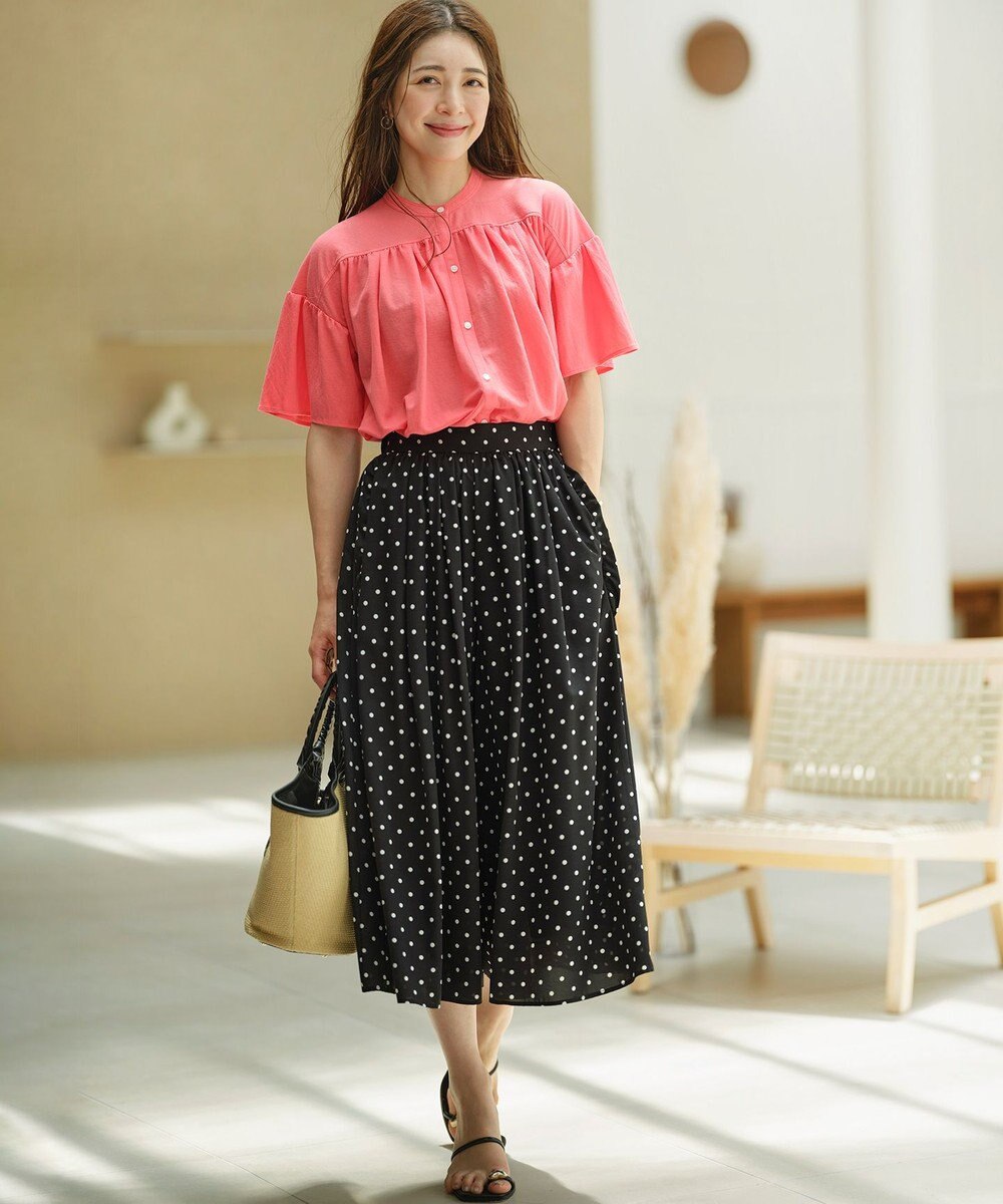 組曲 L 【速乾】ドライタッチ フレア袖トップス 