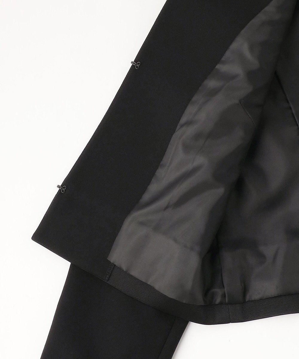 組曲 NOIR 【ストレッチ/オールシーズン対応】ペプラムミニグログラン ジャケット＋ワンピース 