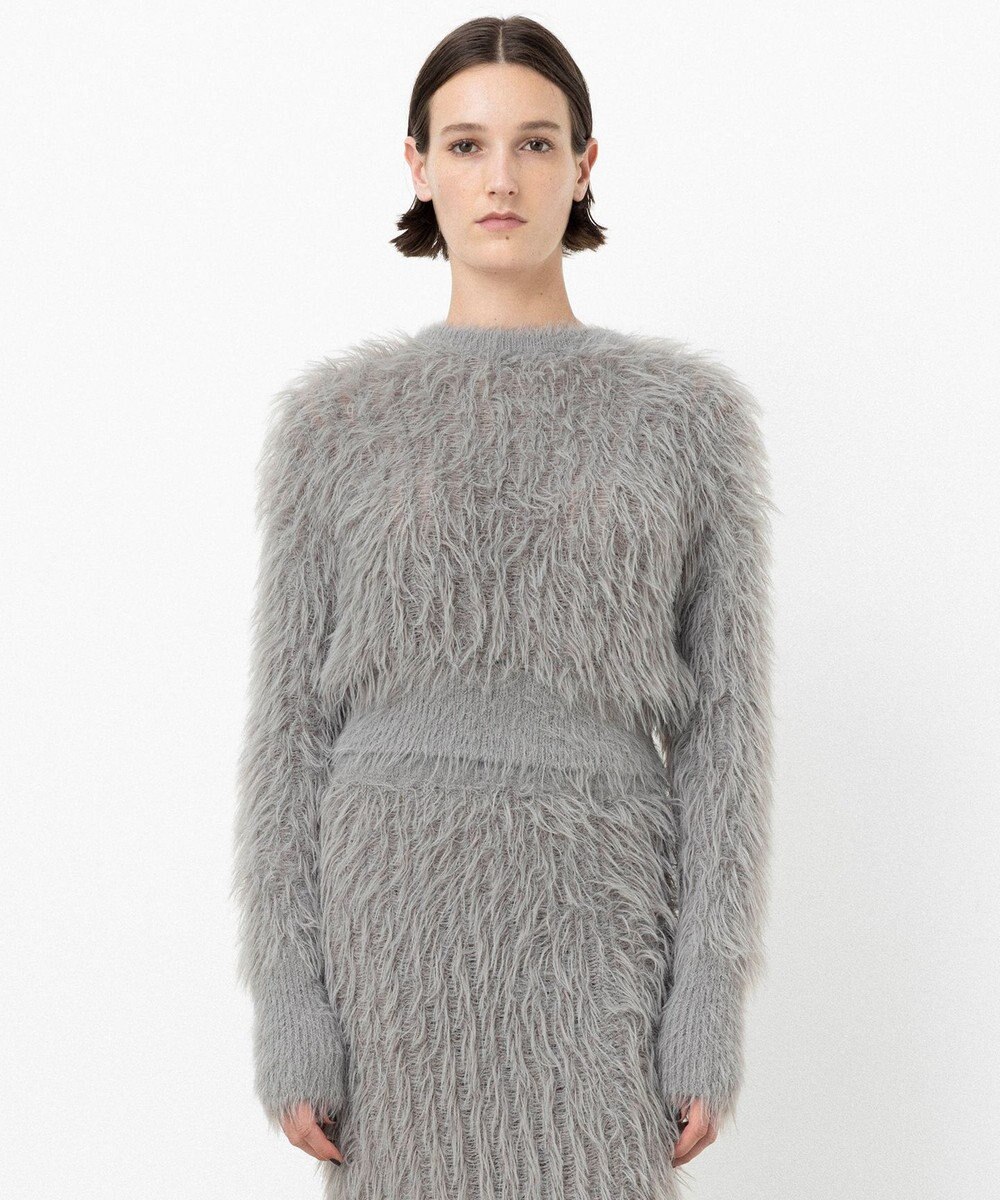 NAVE 【ReNAVE・洗える】メルティーシャギーニット プルオーバー 