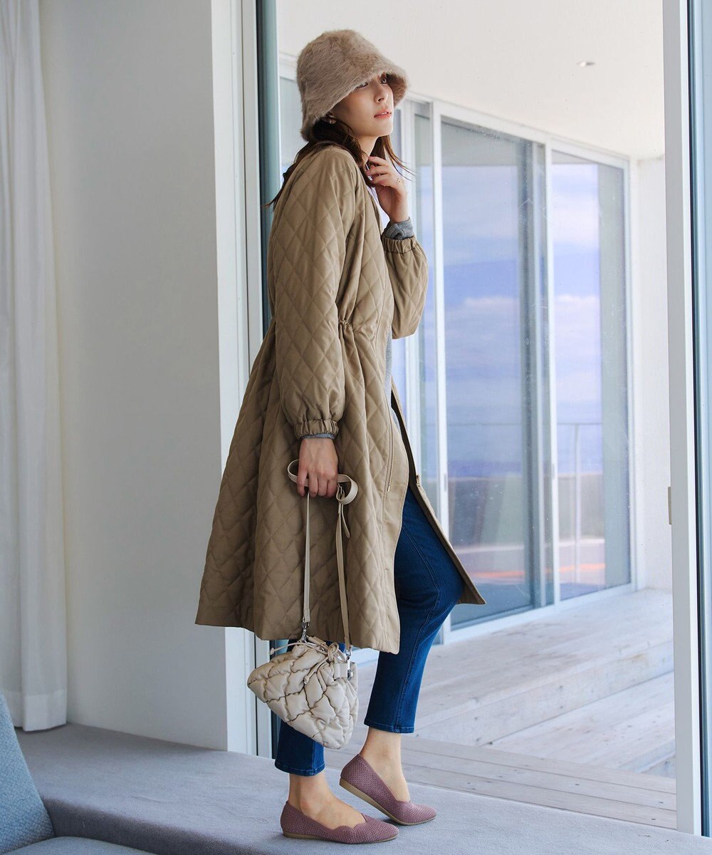 Tiaclasse 中綿キルティングコート 