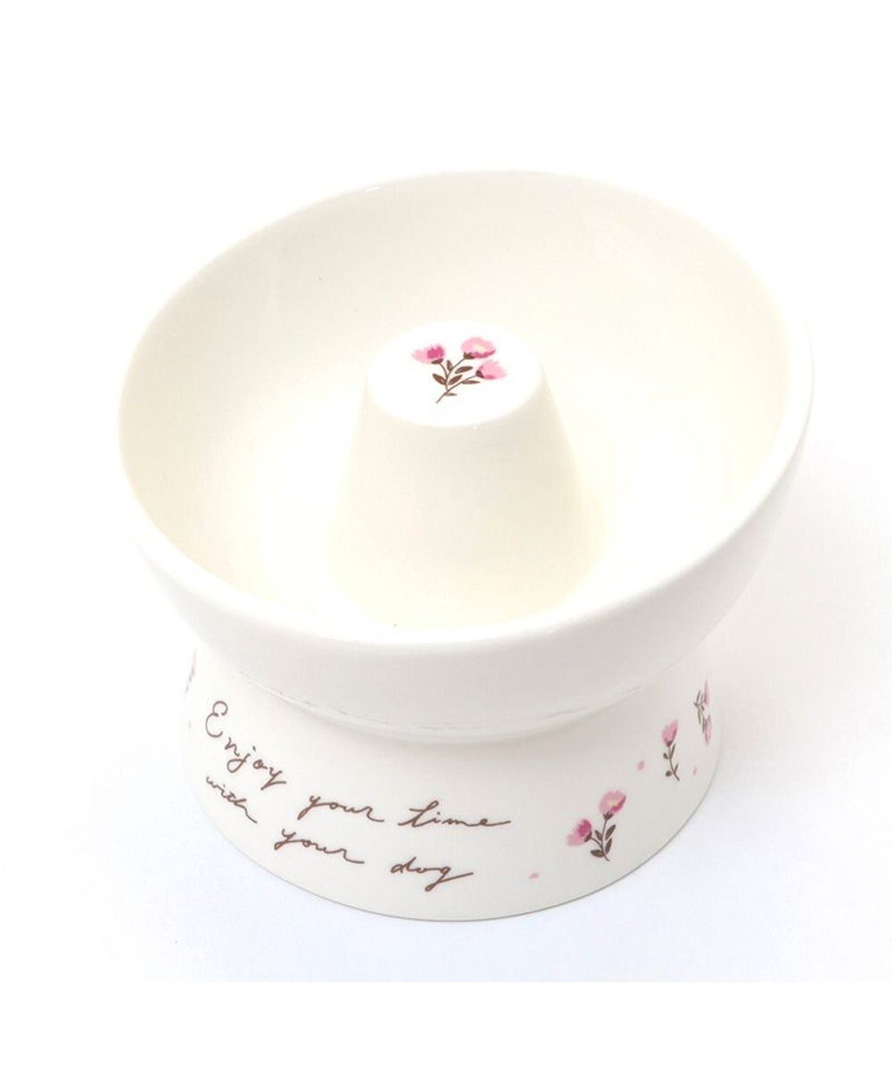 PET PARADISE ペットパラダイス 早食い防止 高さのある フードボウル 《お花 》 