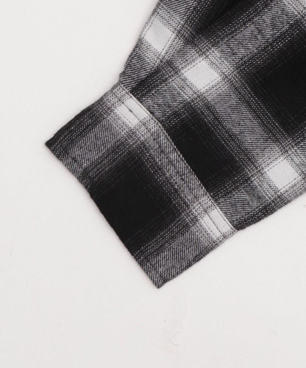 WEGO 【25年秋冬新作】チェックフードBIGネルシャツ 