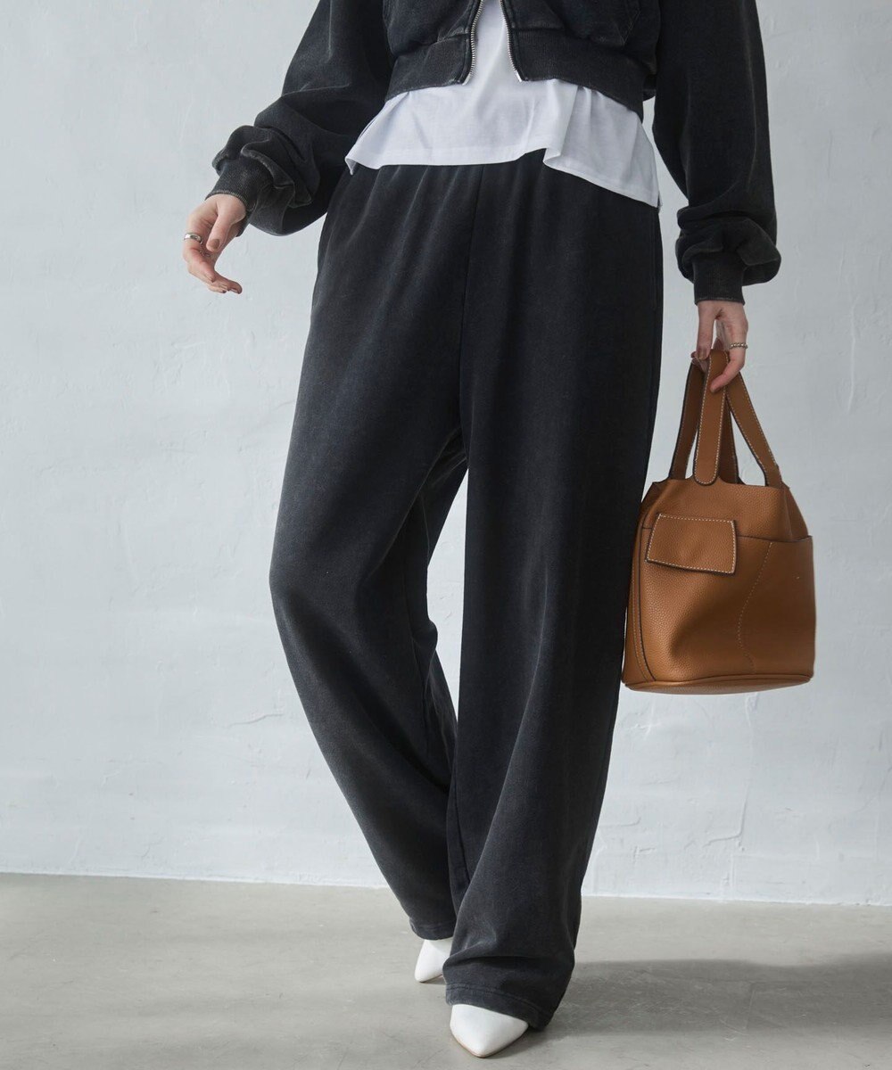 WEGO 【ウエストゴム/XSSMサイズ展開】スウェットワイドパンツ 
