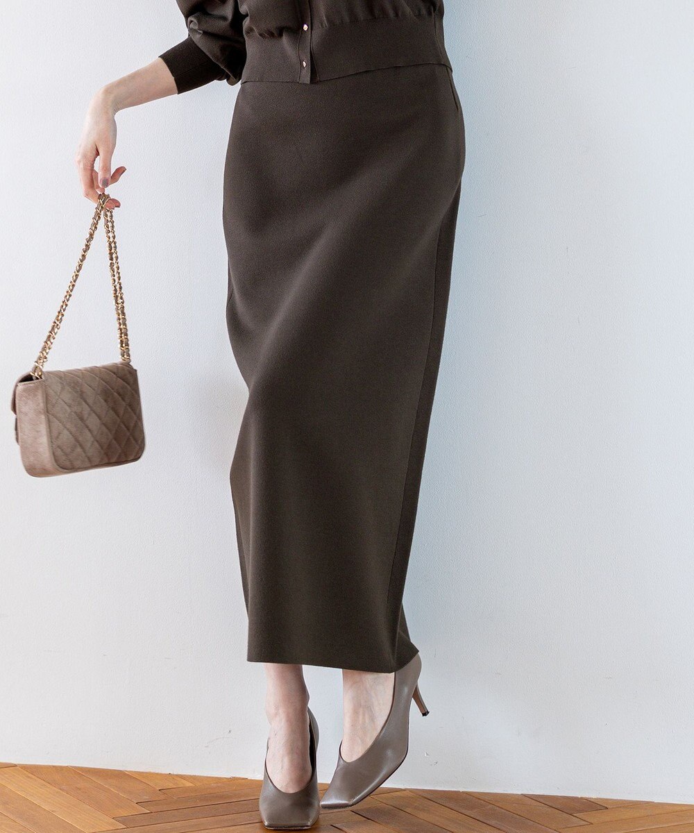 23区 【洗える/吊り干しOK】ヴィスコースストレッチ タイトスカート 