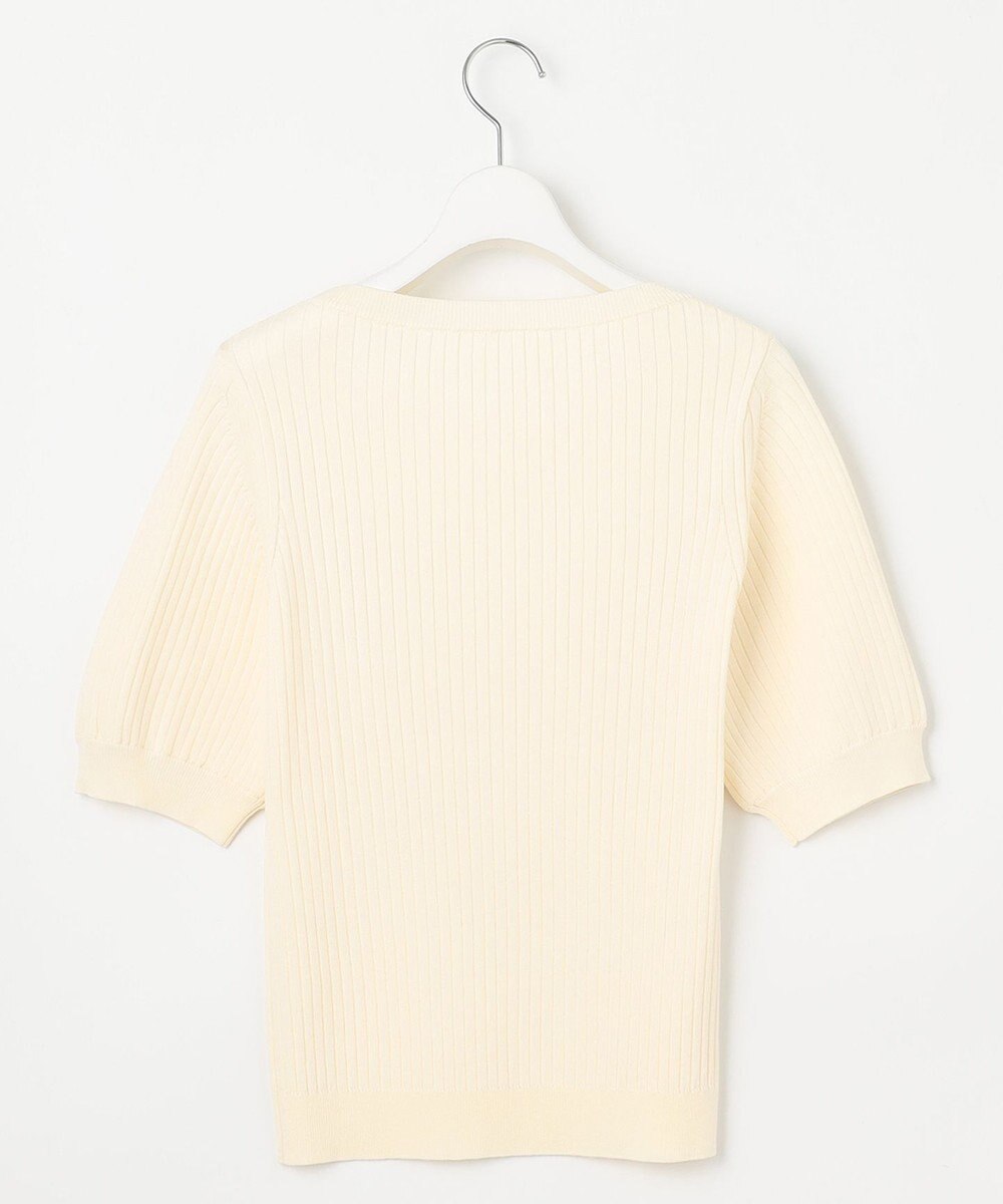 Feroux 【セットアイテム・洗える】パフスリーブニット×キャミソール ワンピース 