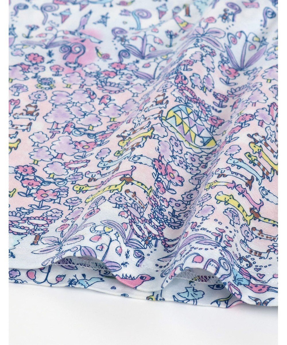 tsumori chisato SLEEP ツモリチサト パジャマ ベア天竺素材(トップス) 綿100%(ボトム) 4分袖 9分丈 レディース UDT113 /ワコール 