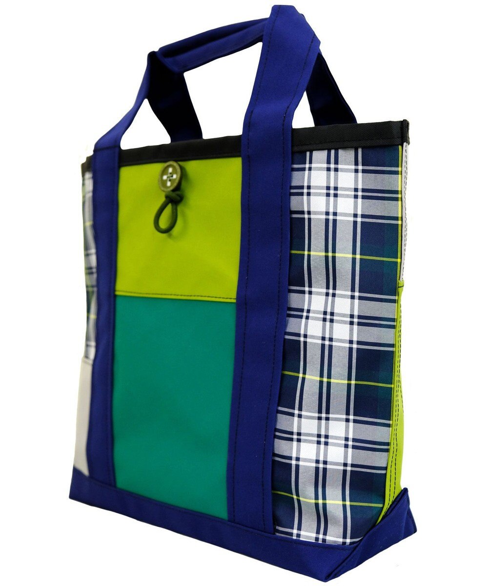 +RING 傘生地を使用した撥水トートバッグ M GRN SR411 