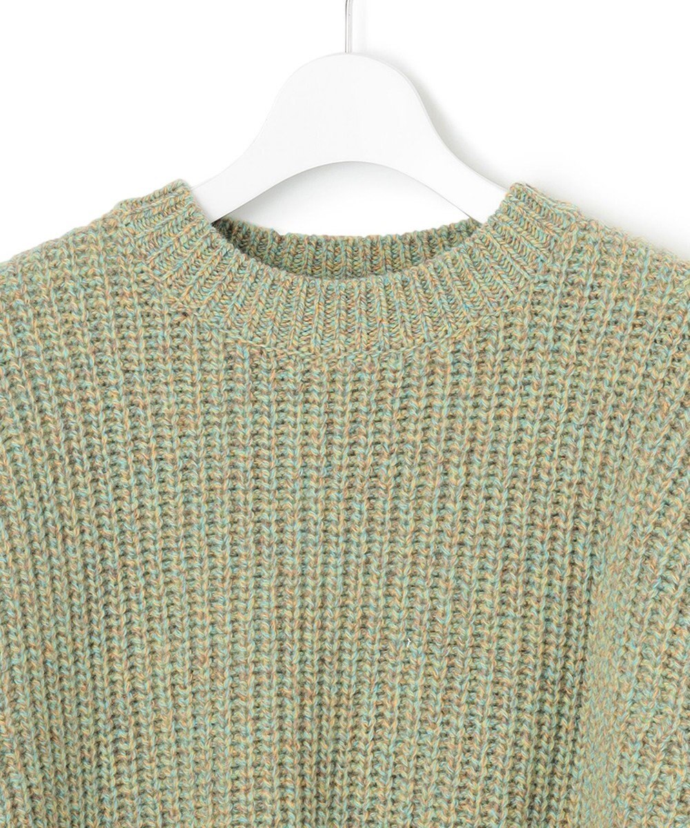 23区 L ウールバルキーカラーミックス ニット 