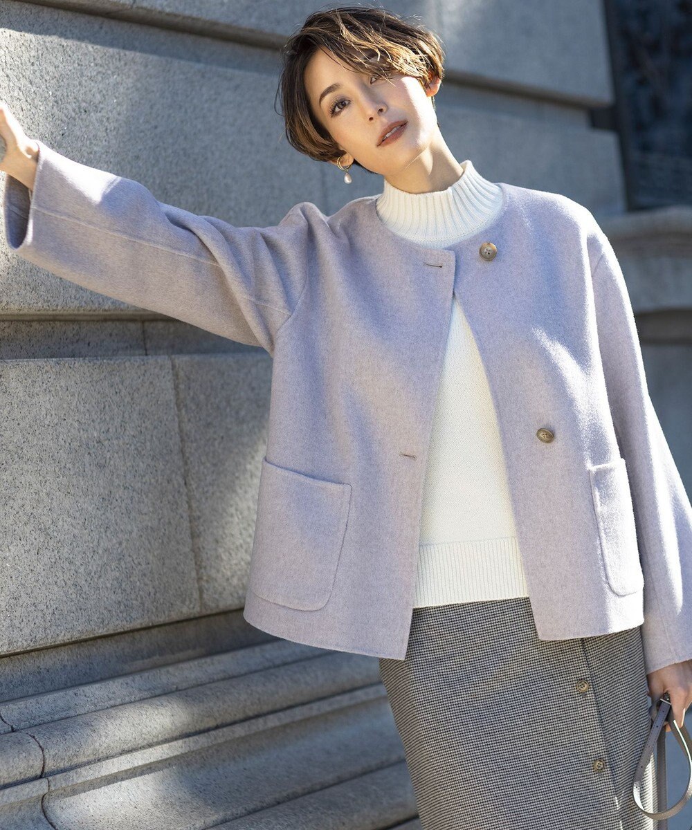 J.PRESS LADIES ドビー チェック スカート 