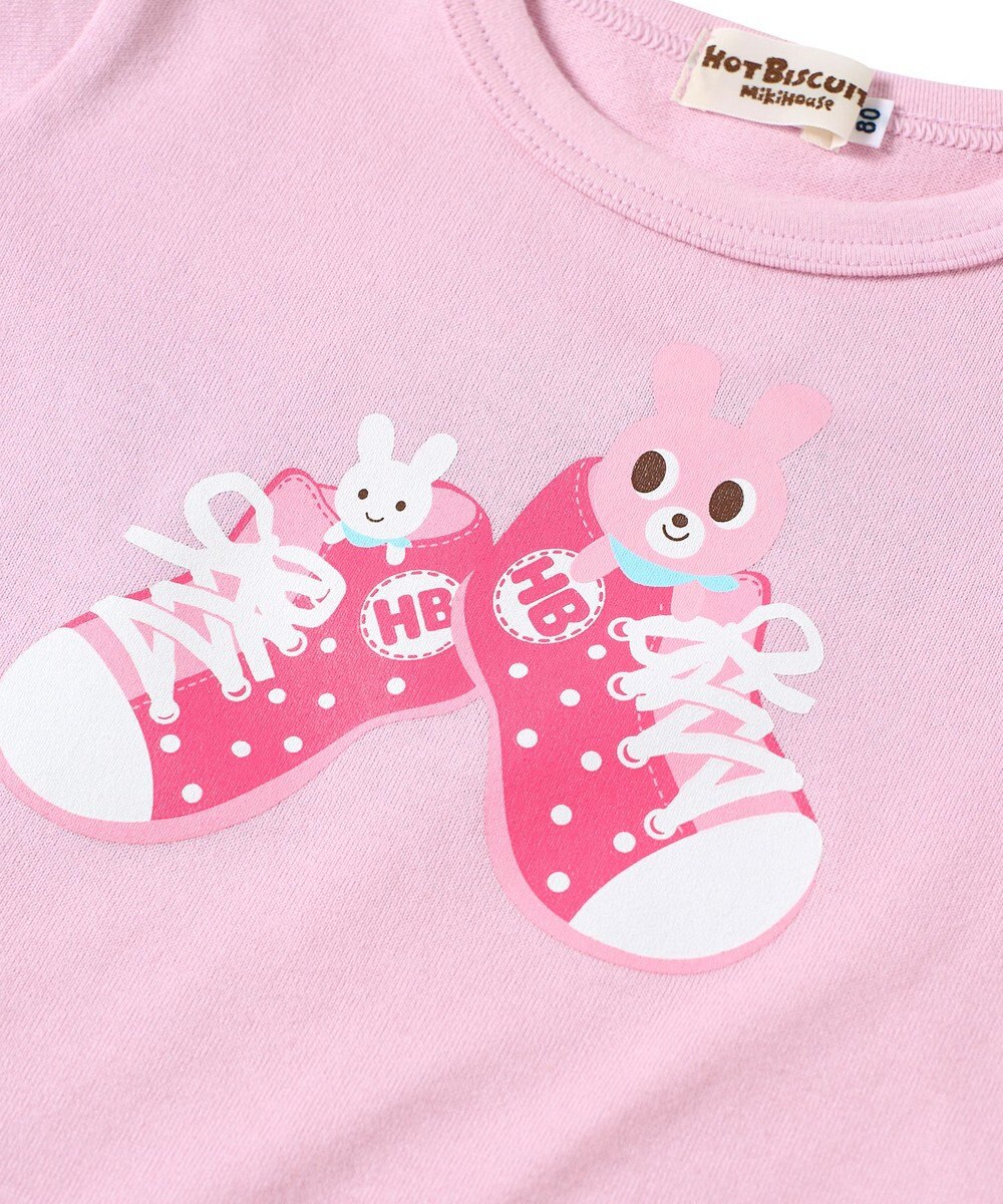 MIKI HOUSE HOT BISCUITS 【80-120cm】プリント 半袖Tシャツ 