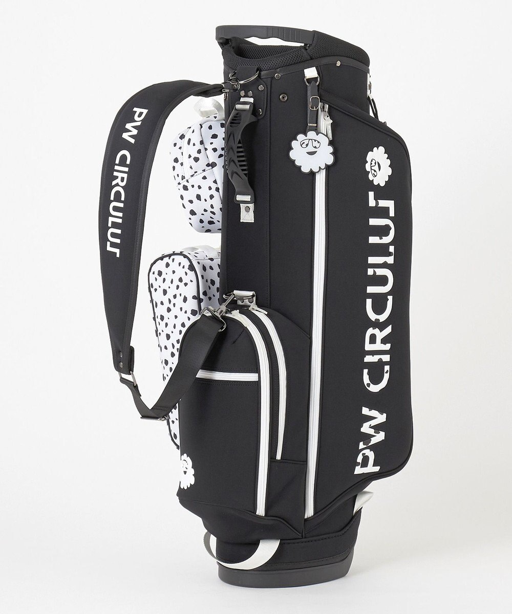 PW CIRCULUS 新作【UNISEX】デタッチャブル キャディバッグ　取っ手付ポーチ・シューズケース付  ゴルフ 